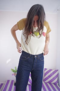 Image 5 of LOULOU - T-shirt coton avec cœurs en patch colorés