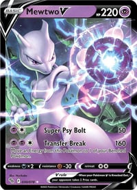 Mewtwo V - Pokemon GO - Near Mint