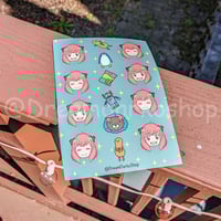 Image 2 of Telepath Girl Sticker Sheet
