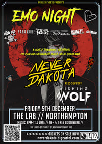 Image 1 of EMO NIGHT-NORTHAMPTON//Never Dakota Live Tribute//