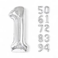 Image 2 of Foil Balloon's Numbers 40 inch