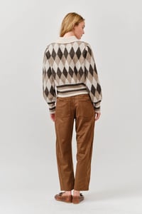 Image 4 of Slouch Suede Barrel Pant