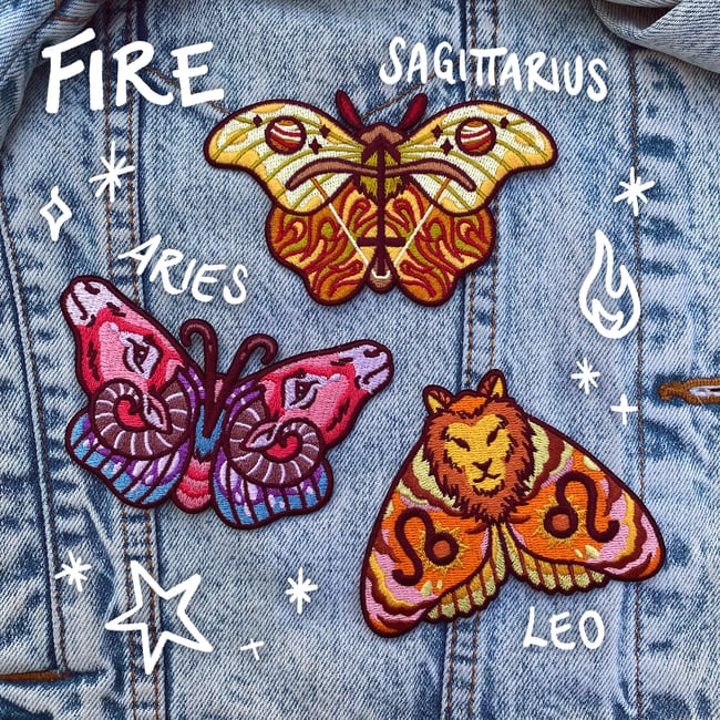 Zodiac Moth Patches