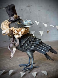 Image 2 of Grand Victorian Fancy Crow (Halloween 2025 Celebration Piece)