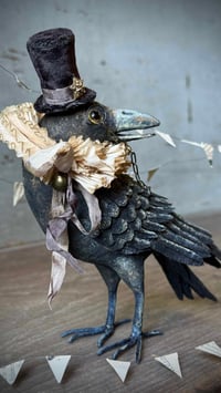 Image 3 of Grand Victorian Fancy Crow (Halloween 2025 Celebration Piece)