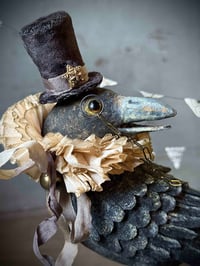 Image 5 of Grand Victorian Fancy Crow (Halloween 2025 Celebration Piece)