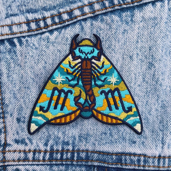 Zodiac Moth Patches
