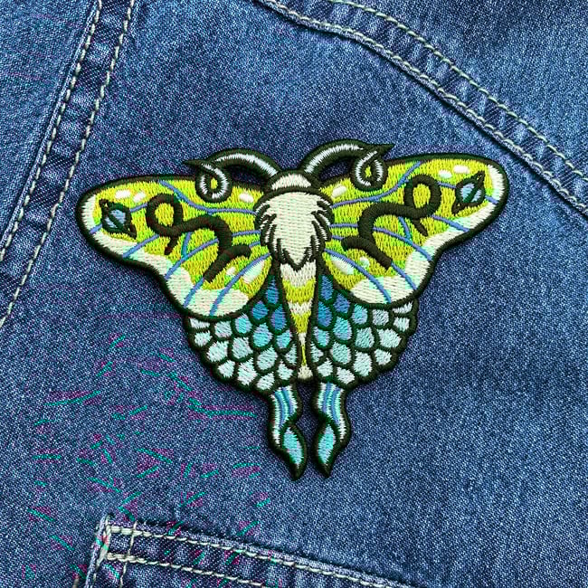 Zodiac Moth Patches