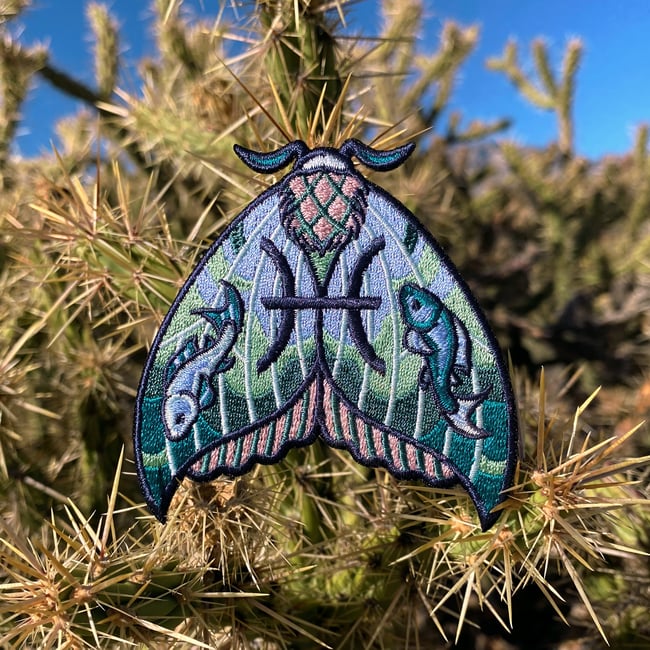 Zodiac Moth Patches