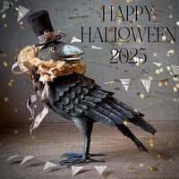 Image 1 of Grand Victorian Fancy Crow (Halloween 2025 Celebration Piece)