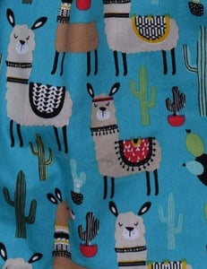 Image of Baby/Toddler Reversible Dungarees - Llamas