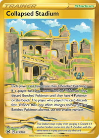 Collapsed Stadium (Secret) - SWSH11: Lost Origin - Near Mint