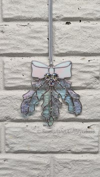 Image 3 of Holly Suncatcher - Dichroic Pastel