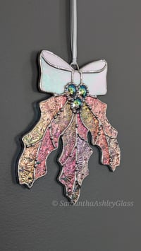 Image 2 of Holly Suncatcher - Dichroic Pastel