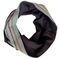 Image 2 of Reversible Cowl Scarf - Preppy Stripe