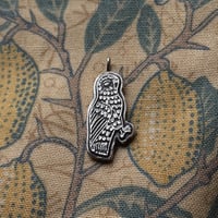 Image 3 of Made to order Medieval owl pendant