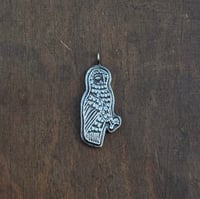 Image 1 of Made to order Medieval owl pendant