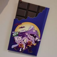 Image 1 of Squid Sisters chocolate keychain