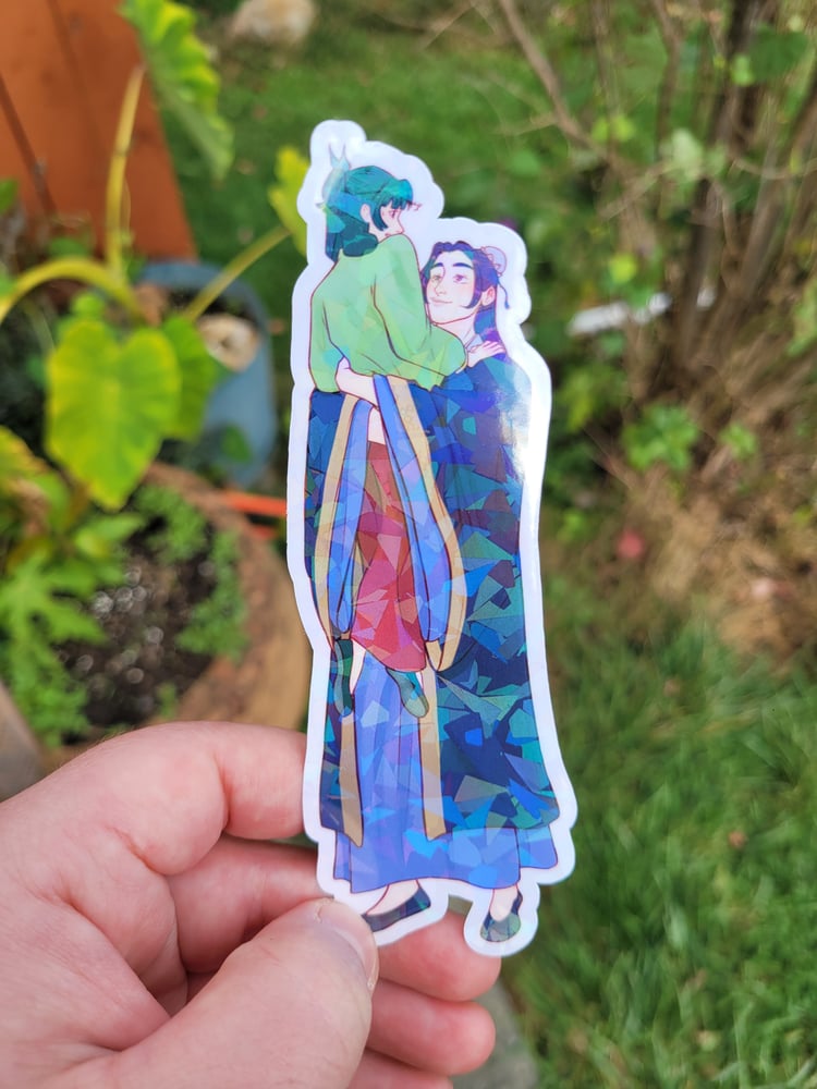 Image of Jinshi and Maomao Holographic Sticker