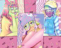 Image 1 of Monster Girl Print Set