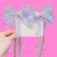 Image 3 of  Girls Mermaid Hair Bow 