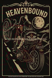 "RIDE INTO HEAVEN" PRINT