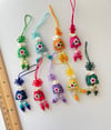 'flower pouch' korean traditional norigae charm