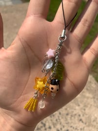 Image 1 of Monochromatic Ladybug Phone Dangles 