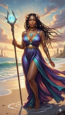 Image 3 of Ocean Goddess sticker