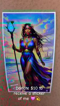 Image 4 of Ocean Goddess sticker