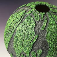 Image 3 of Ash Wood Vessel - Highly Embellished (0489)