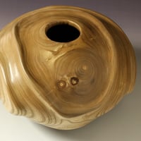 Image 4 of Elm Wood Vessel - Fully Carved (0486)
