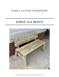 2x4 Bench Plans