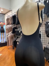 Image 1 of Mid-Thigh Low Back Jumpsuit Shaper 