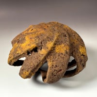 Image 2 of Elm Wood Vessel w/ Authentic Rust (0471)