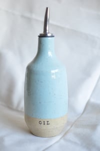 Light Blue Oil Dispenser
