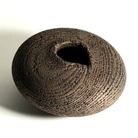 Image 1 of Elm Wood Vessel w/ Embellishments (0457)