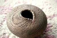 Image 5 of Elm Wood Vessel w/ Embellishments (0457)