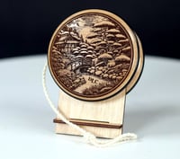 Image 1 of Hard Maple yo-yo.#2025-247