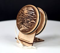 Image 2 of Hard Maple yo-yo.#2025-247