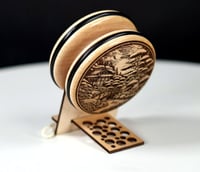 Image 4 of Hard Maple yo-yo.#2025-247