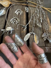 Image 9 of Monarch wing ring, size 7/8