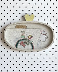 Image 1 of Study (Roadtrip Spoils) – ceramic wallplate artwork