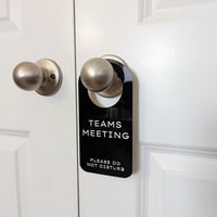 Image 2 of Teams Meeting Door Hanger