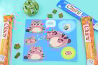 Image 5 of Gluttonous Cat Kiss Cut Sticker Sheet