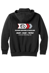 Image 2 of Marsh Moving - Carhartt® Rain Defender® Paxton Heavyweight Hooded Sweatshirt (CT100615)