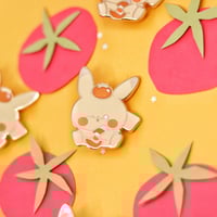 Image 2 of Ketchup Electric Mouse Enamel Pin