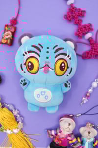 Image 1 of Blue Tiger Plush