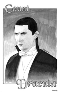Count Dracula 11x17 Print