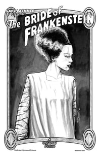 The Bride of Frankenstein 11x17 Print